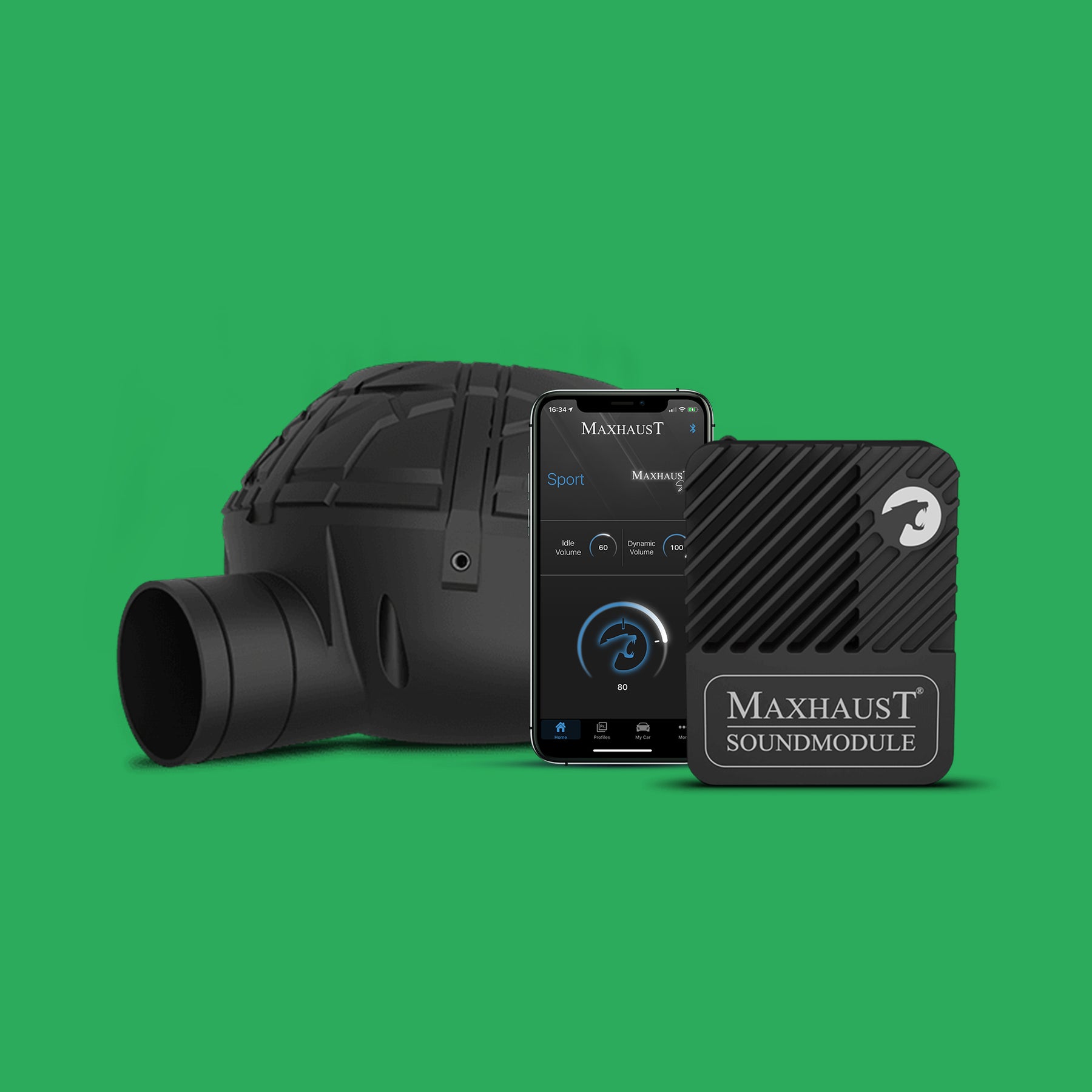 MAXHAUST ACTIVE SOUND KOMPLETT-SET